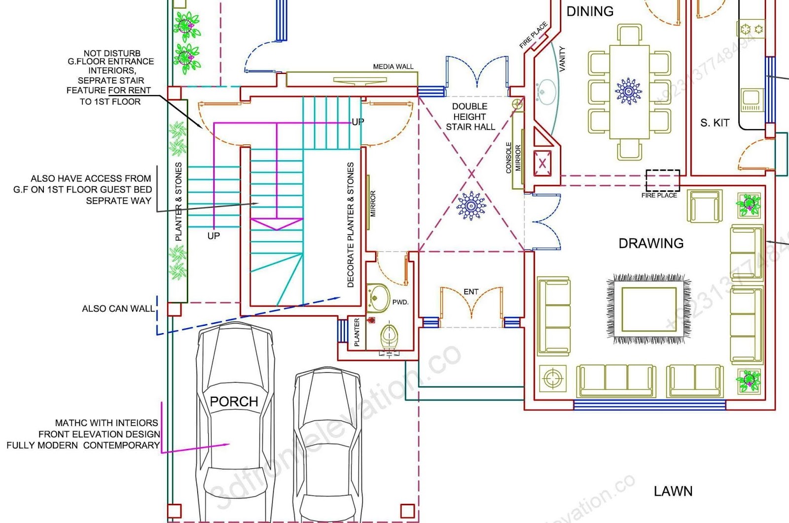 1 kanal house plan layout 1 kanal house plan layout