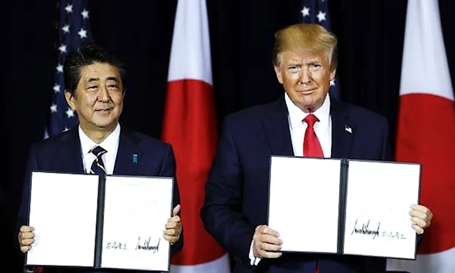 Estados Unidos y Japón firman acuerdo comercial