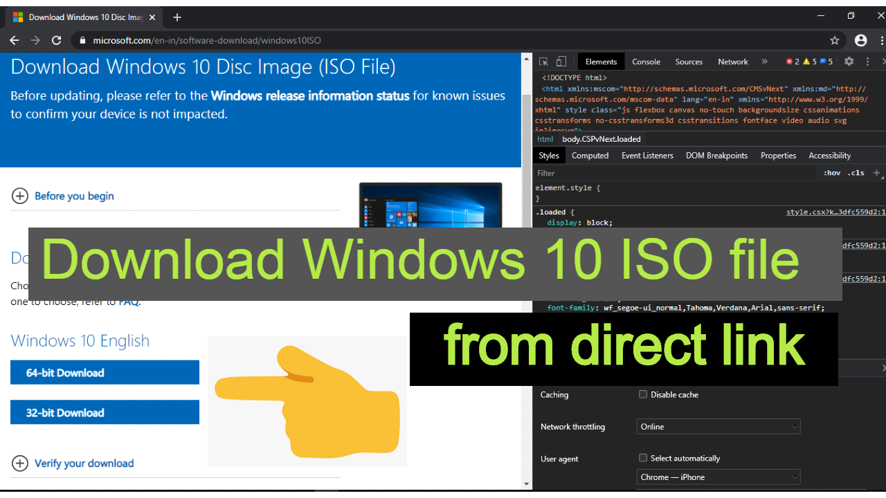Download Windows 10 May 2020 Latest ISO images 32-bit and 64-bit