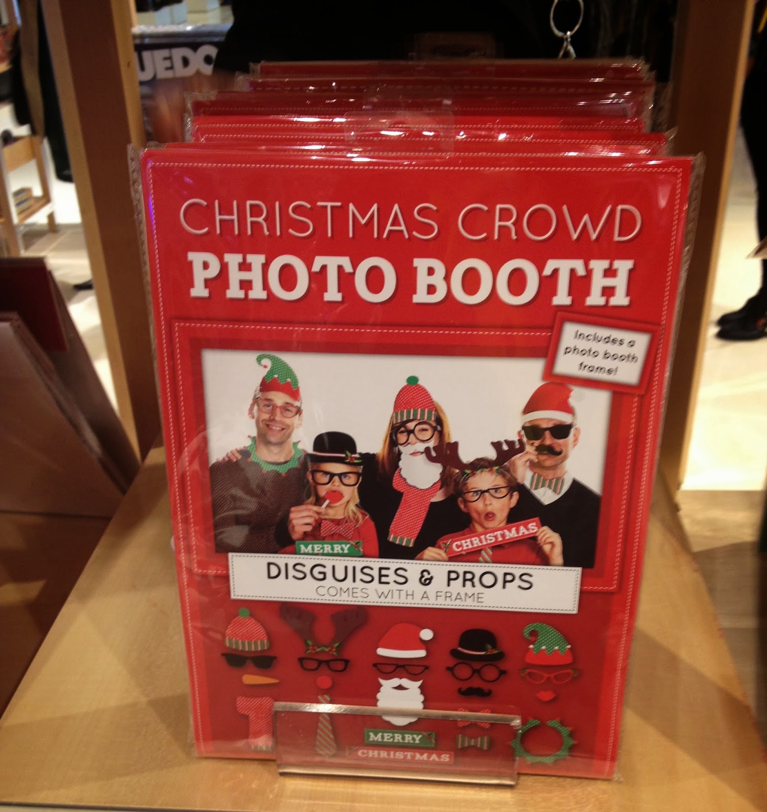 selfridges christmas photo booth props
