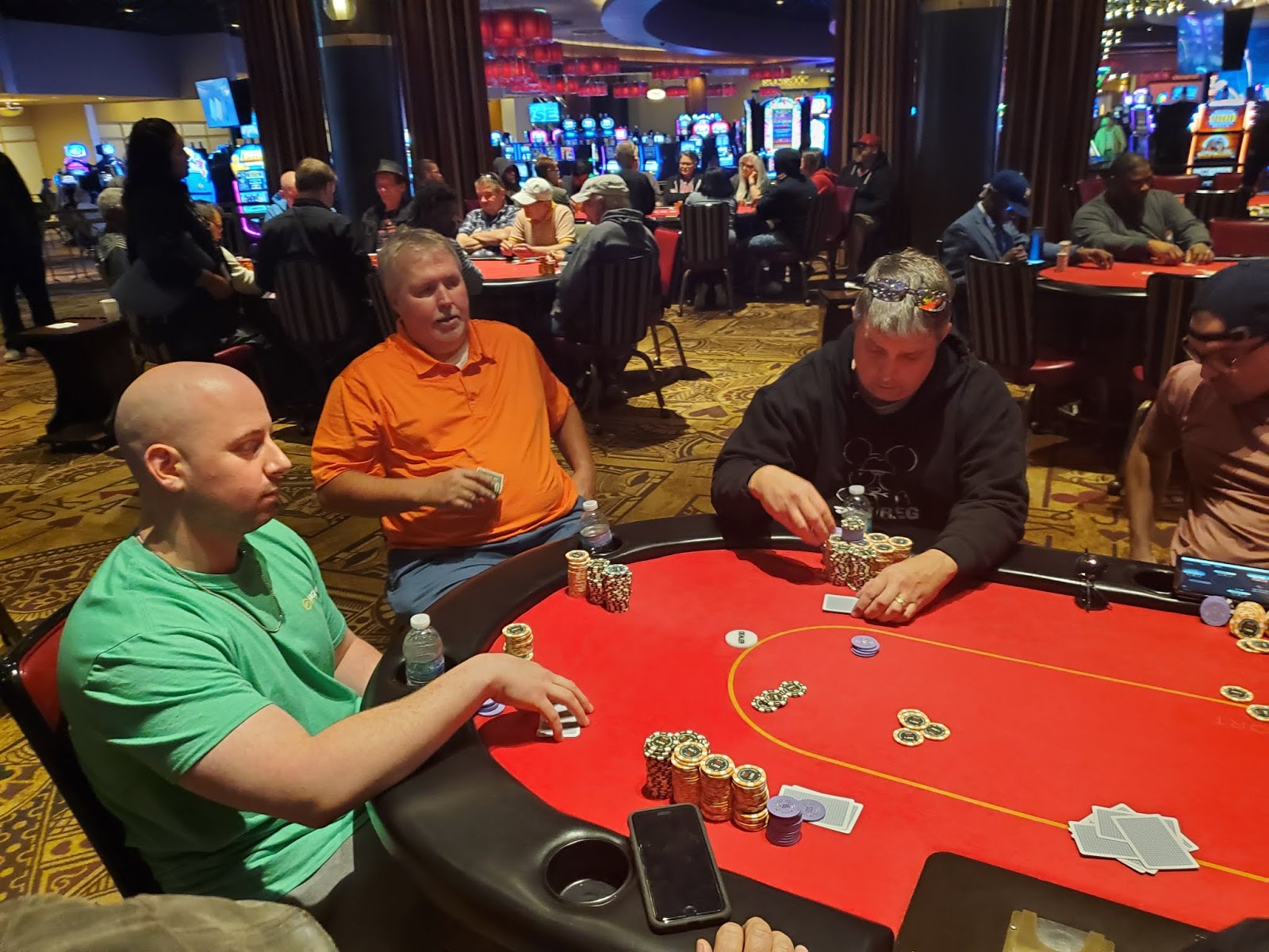 Gulf Coast Poker Tour Table Drowning in Chips