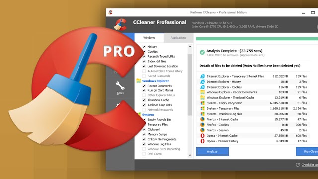 برنامج سى كلينر برو CCleaner Professional اصدار 2019 تفعيل مدى الحياة
