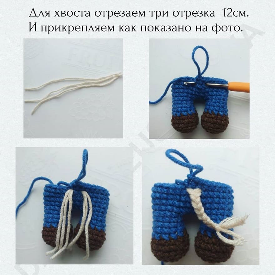 Бычок мастер-класс крючком