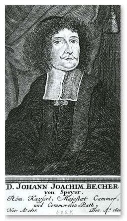 ChemMedia Johann Joachim Becher, Pencetus Teori Phlogiston