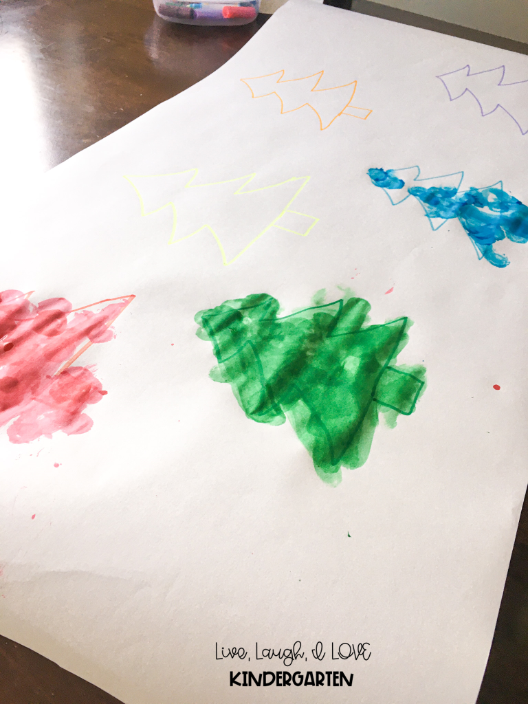 The second activity we did was another color match one.