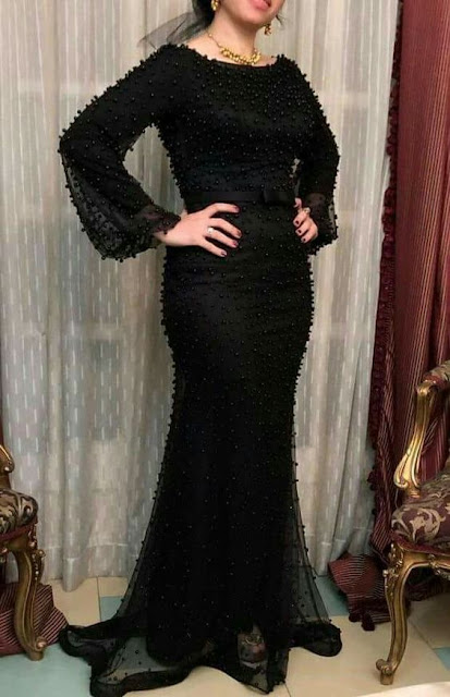 الفساتين السوداء للمحجبات الفساتين السوداء للمحجبات