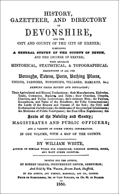 History, Gazetteer & Directory of Devonshire