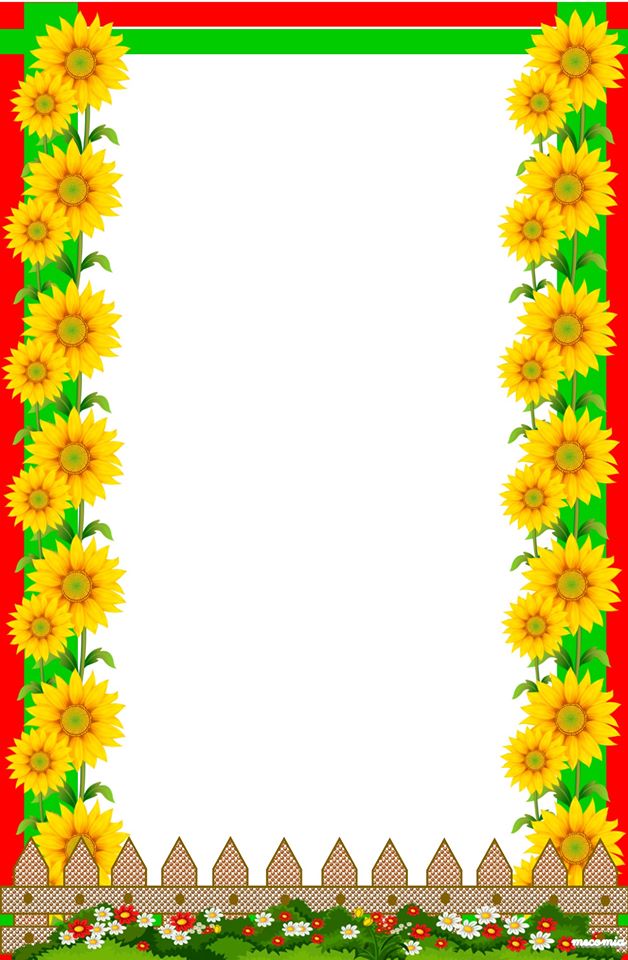 FLOWER BORDERS (Free Download) Teachers Click