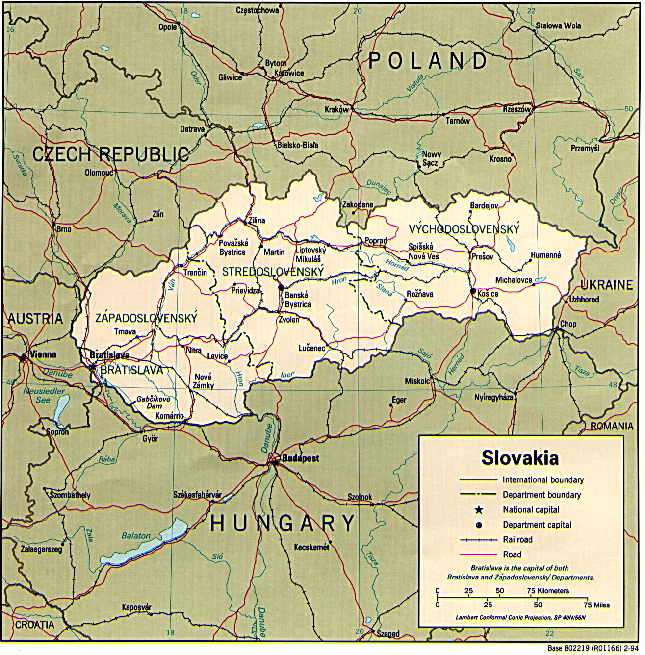 Mapas Da EslovÁquia Geografia Total™