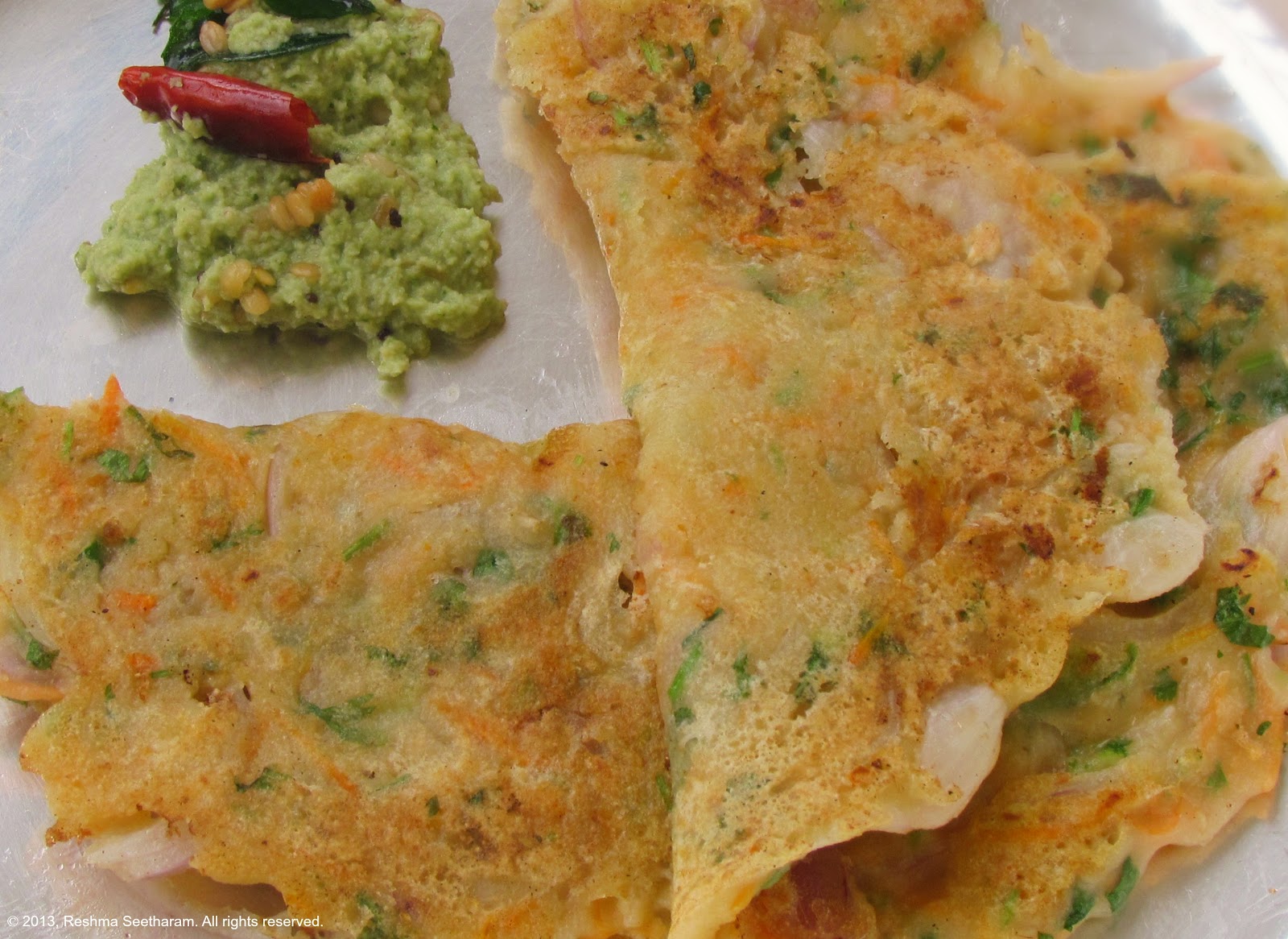 Oatmeal dosa-roti hybrid