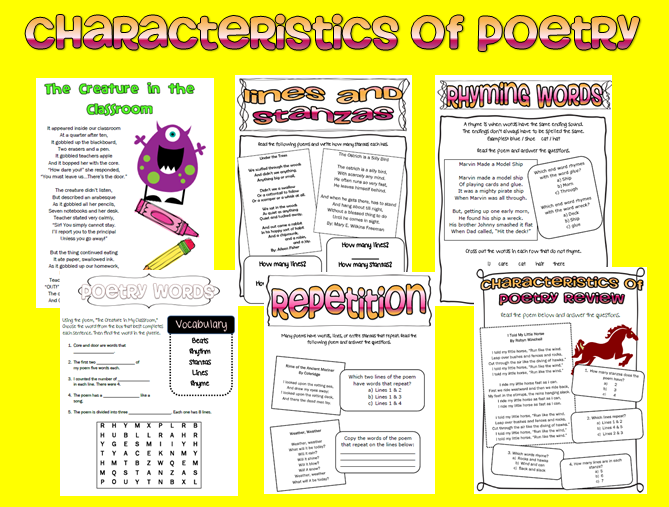 Types Of Poetry For 3rd Grade