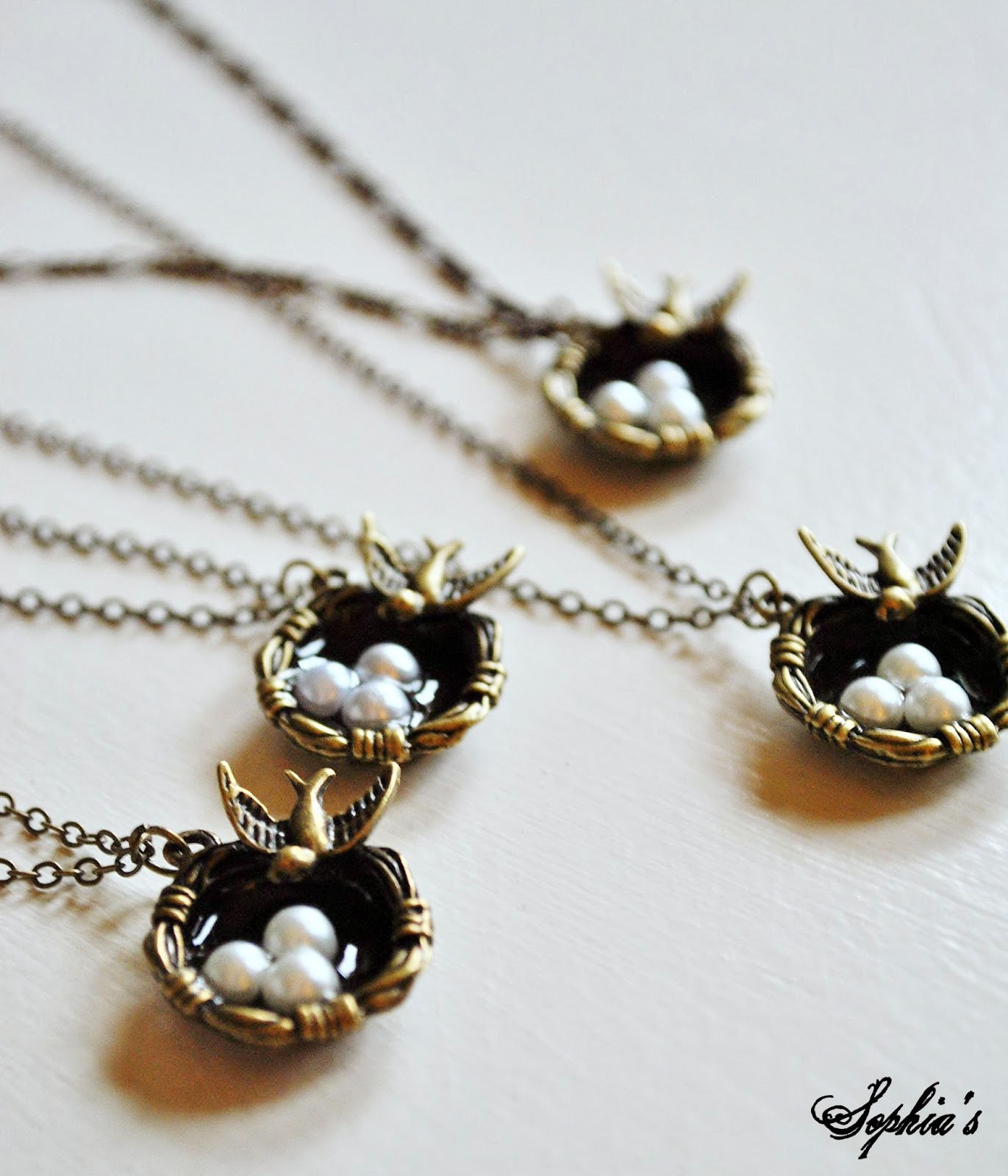 Sophia's SpringInspired Jewelry & Simple Bird Pendant Tutorial