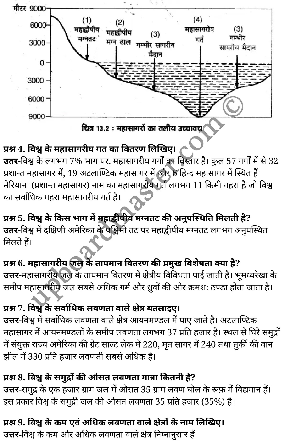 कक्षा 11 भूगोल अध्याय 13 (महासागरीय जल) हिंदी में Vidfom Elearning