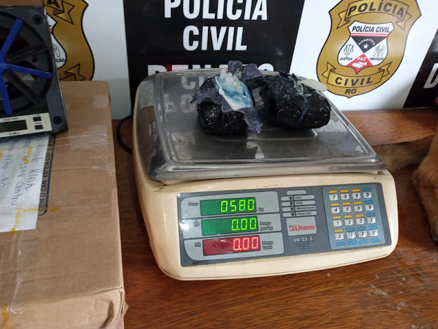 CORREIOS – Cadela do Departamento de Narcóticos encontra droga que iria de Porto Velho para o Maranhão