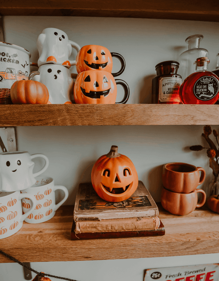 How to Style a Halloween Coffee Station