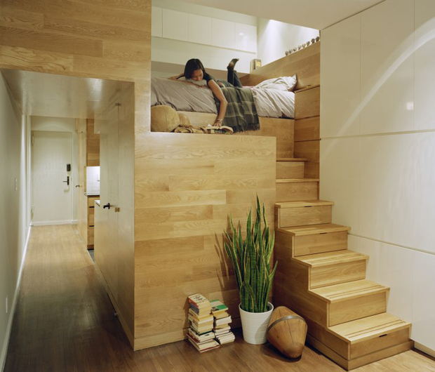 Escaleras para espacios pequeños