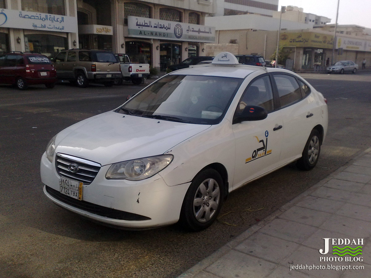 Jeddah Photo Blog Taxi Car in Jeddah Saudi Arabia