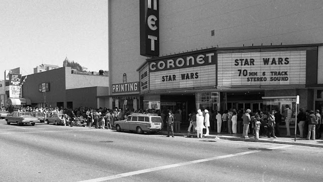 Fotografías del estreno de Star Wars en 1977