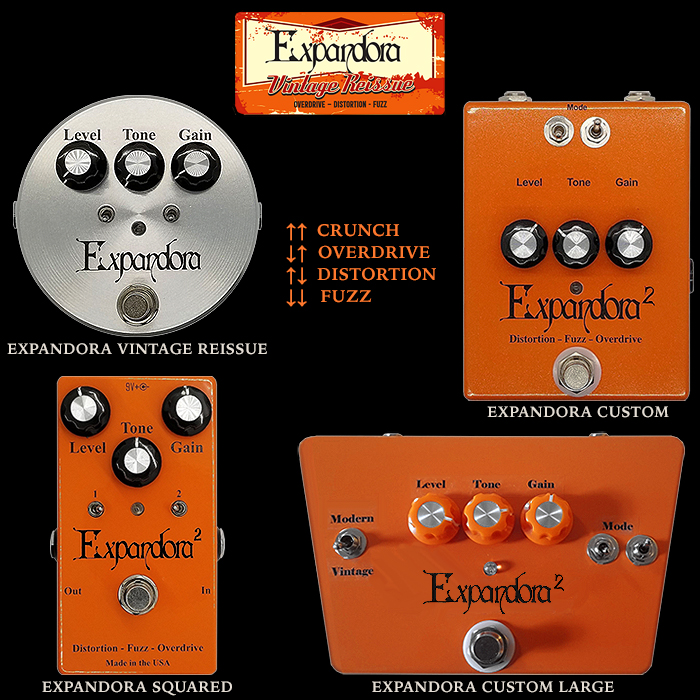 STOMP BOX STEALS: OVERDRIVE/FUZZ- EXPANDORA PEDALS Squared OD