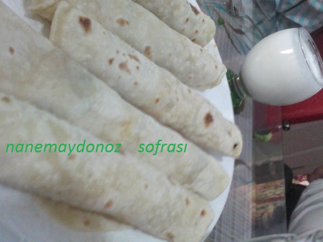 nanemaydonoz sofrasi! ! ! EVDE LAVAŞ ve TAVUK DÖNER YAPIMI