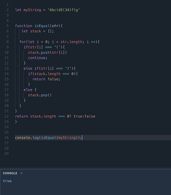 Data Structure Interview question Write an algorithm to check for