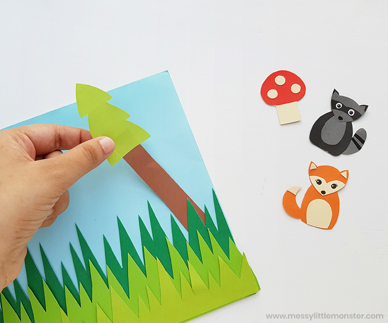 Woodland Animal Craft Messy Little Monster