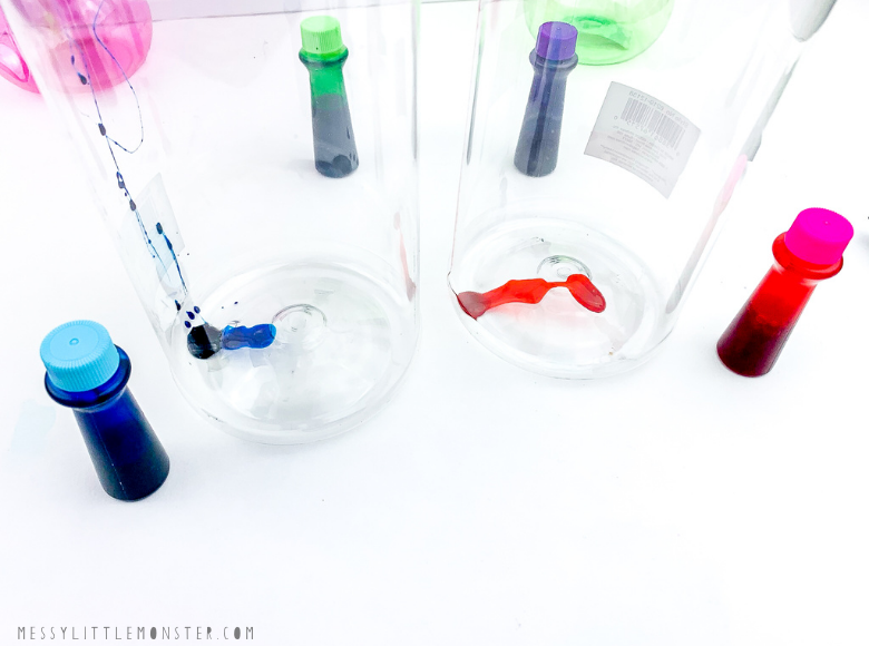 Colourful Snow Spray Paint Messy Little Monster