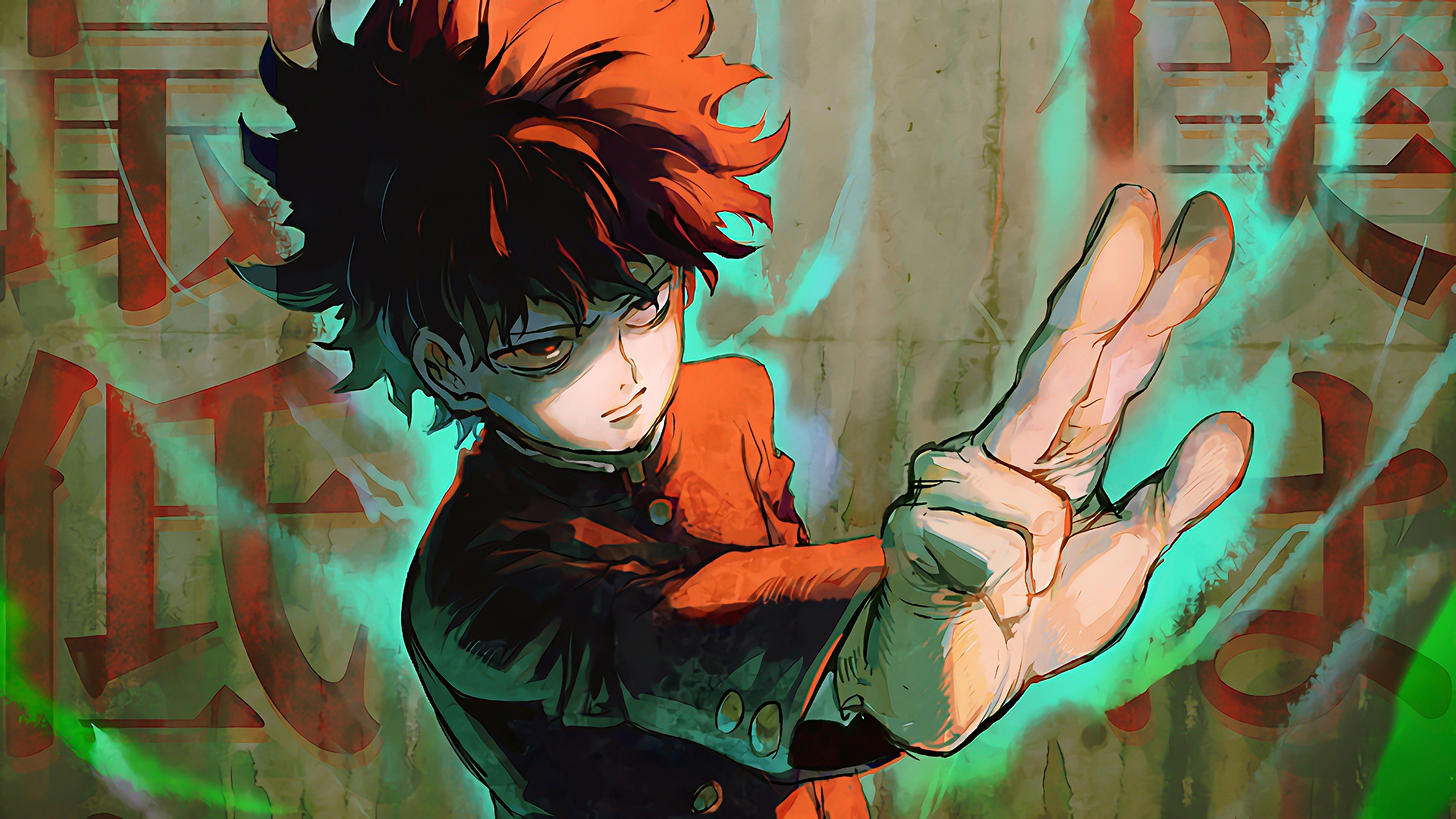 Mob Psycho 100, 100% Rage, Shigeo Kageyama, 4K, 3840x2160, #25 Wallpaper
