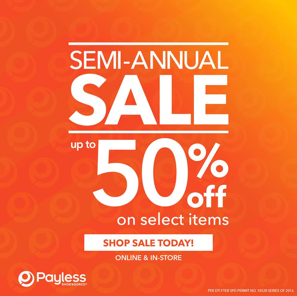 Manila Shopper Payless SemiAnnual SALE Oct 2016