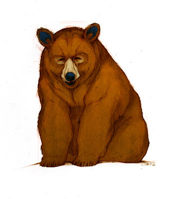 Niklas K Andersen: Bear sketch
