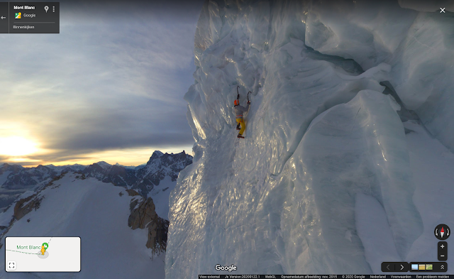 Mont Blanc in de Alpen.