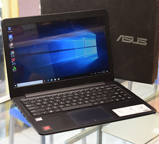 Jual Laptop ASUS E402W E2-6110 Series Fullset Malang