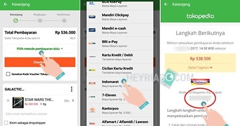 Cara Pembayaran Tokopedia Di Indomaret Mudah Android Tutorial 2000
