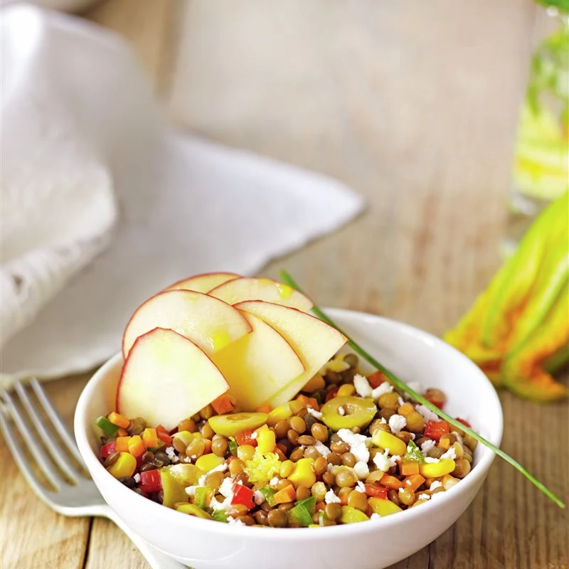 Salade de lentilles froide