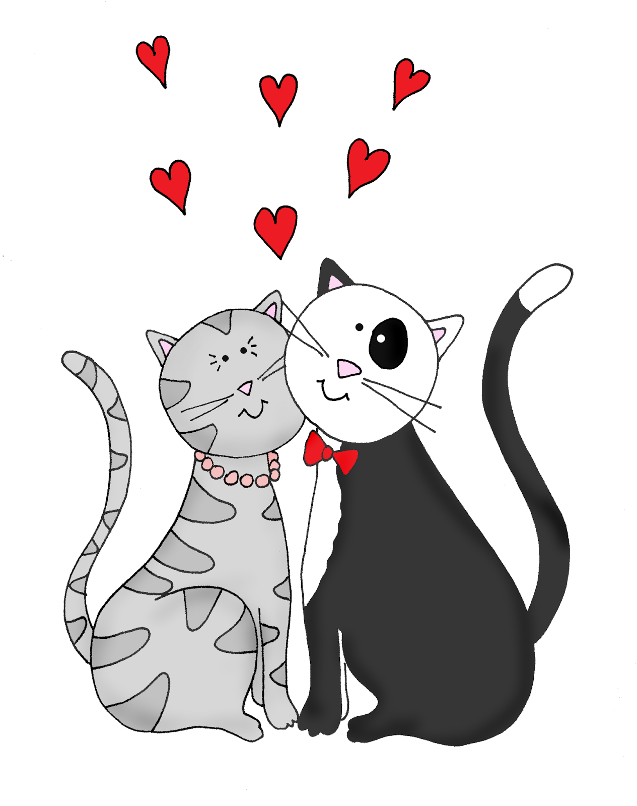 cat heart clipart - photo #38