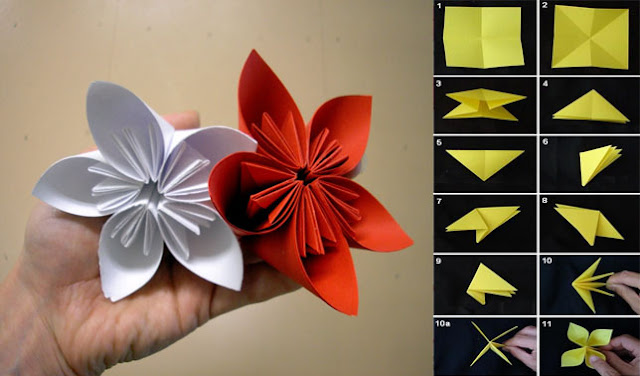 10 Pandangan Gres Cara Menciptakan Hiasan Dinding Kelas Dari Kertas Origami Blogcampduan