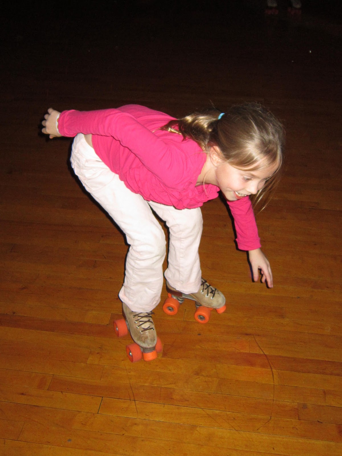 The Henderson Family Roller Skating