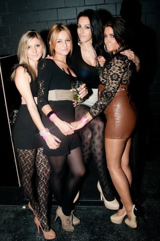 Drunk fishnet miniskirt softcore