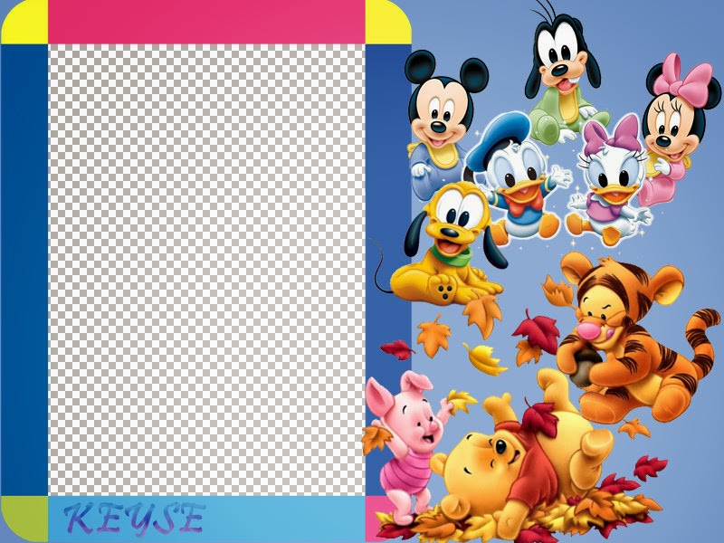 Disney Babies Free Printable Photo Frames. Oh My Fiesta! in english