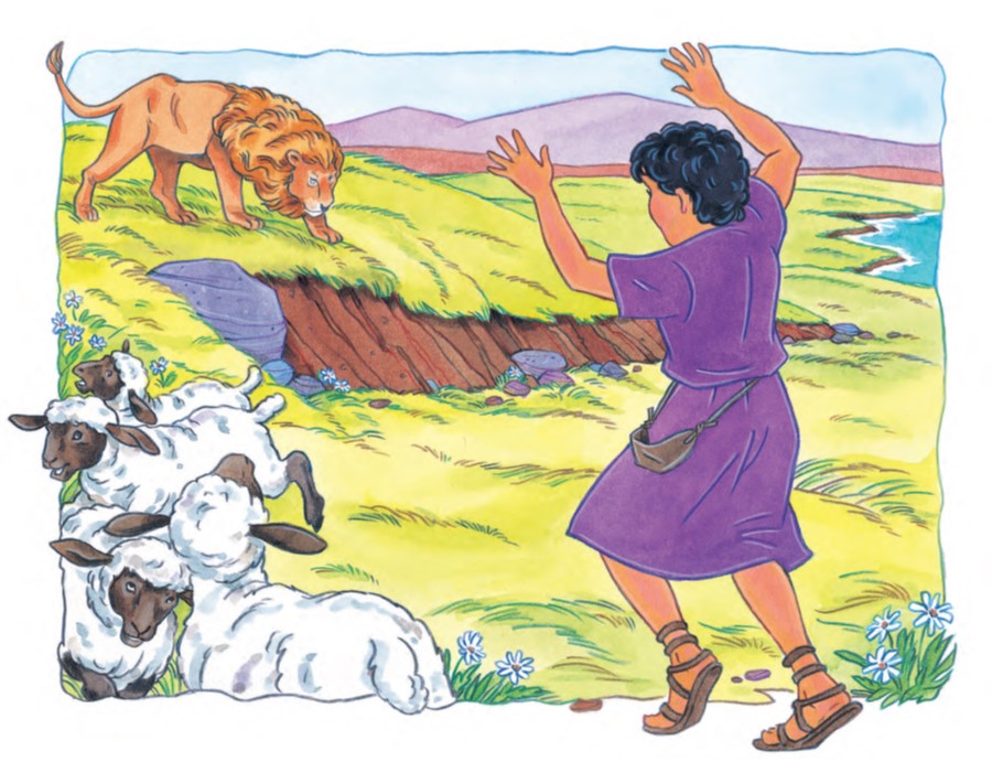 Cuna Lección 1 El pequeño David, el niño pastor 2do Trimestre 2023