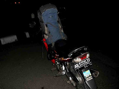 ke rinjani naik motor, santri dan alam