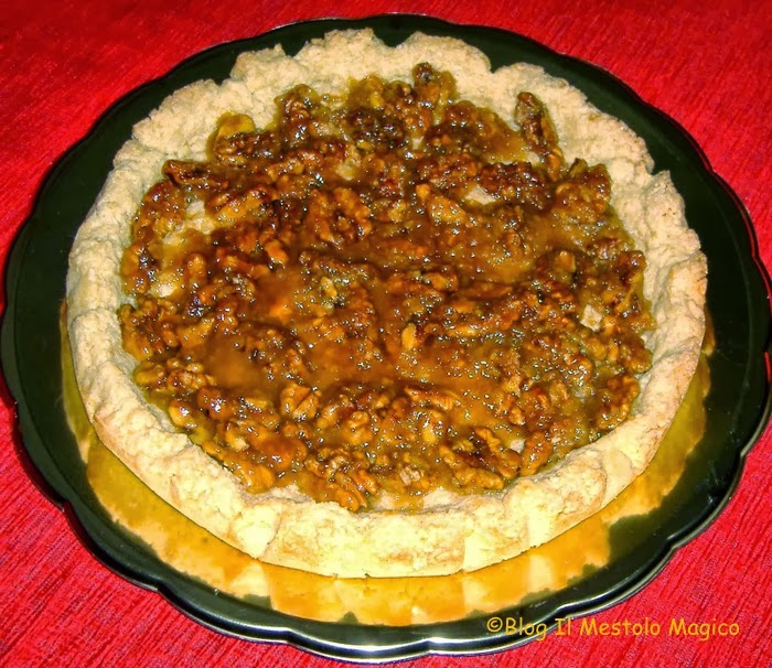 crostata di miele e noci