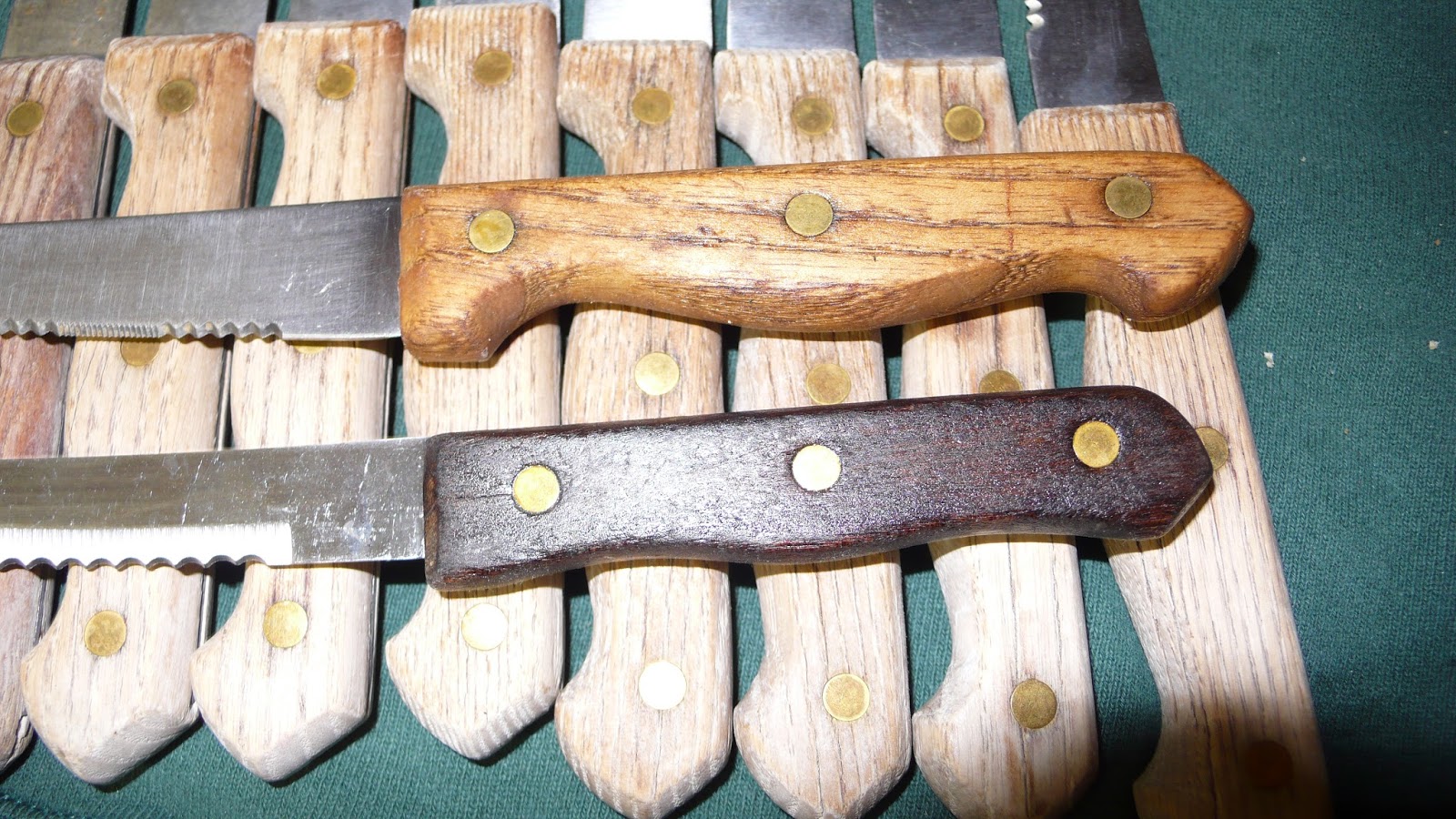 The "Secret" is Gratitude Refinishing Wooden Knife Handle Teak Oil Magic