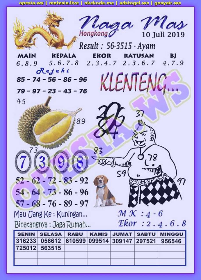 1 New Message Forum Syair Hk Rabu 10 Juli 2019 Forum Syair Togel Hongkong Singapura Sydney