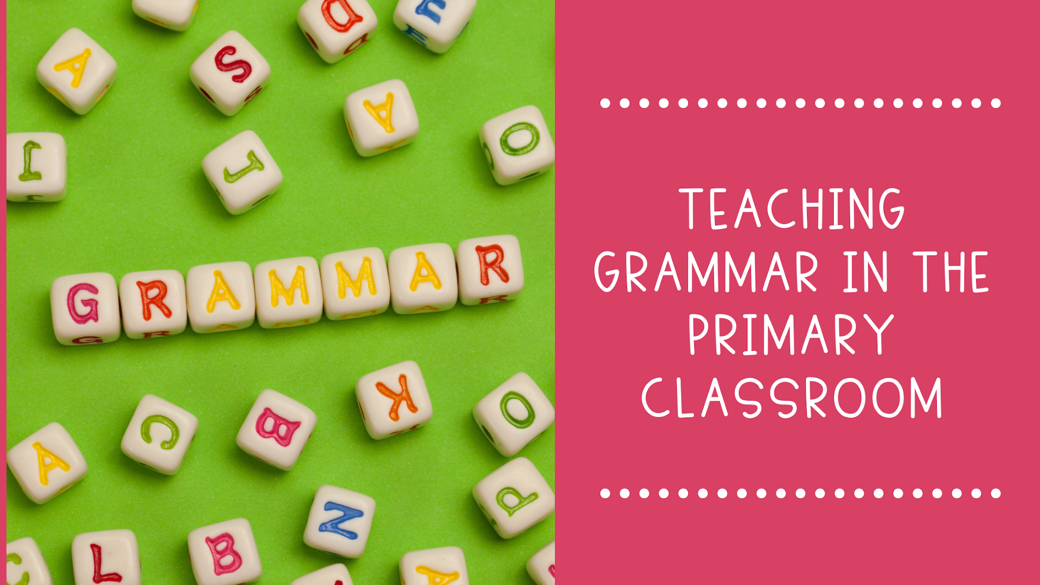 teaching grammar in preschool and primary education