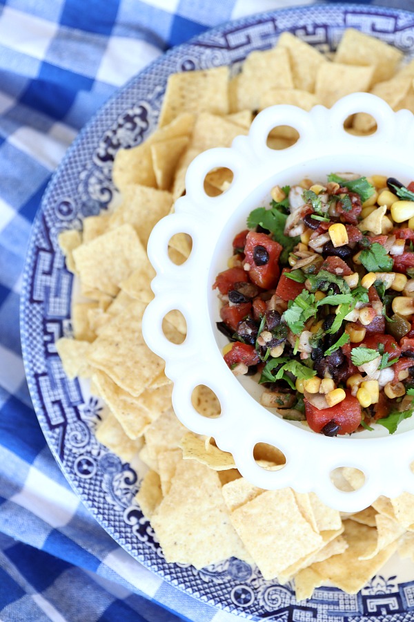 easy recipe, appetizer, mexican food salsa, party food