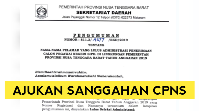 Tidak Lulus Administrasi CPNS? Silahkan Lakukan Sanggahan Mulai Tanggal..