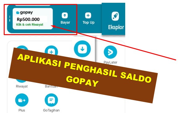Aplikasi penghasil gopay tercepat