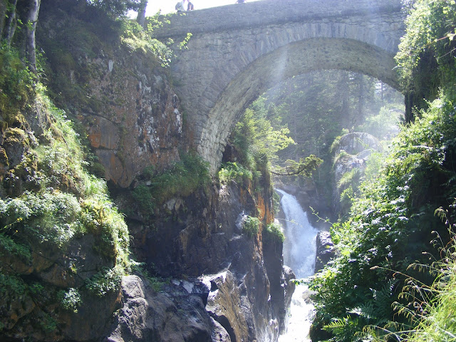 The Pont d'Espagne, Haute Pyrenees, France. Photo by Loire Valley Time Travel.
