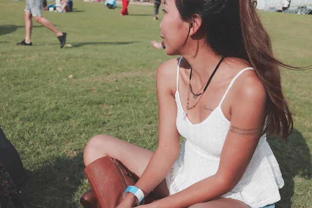 Fashion blogger - Dubai music festival outfit